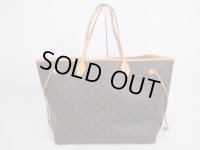 LOUIS VUITTON Monogram Leather Brown Tote&Shoppers Bag Neverfull GM #4140