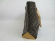 Photo4: LOUIS VUITTON Monogram Leather Brown Tote&Shoppers Bag Cabas Alto #4143