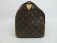 Photo3: LOUIS VUITTON Monogram Leather Brown Hand Bag Purse Speedy35 #4145