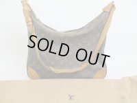 LOUIS VUITTON Monogram Leather Brown Shoulder Bag Purse Boulogne 35 #4149