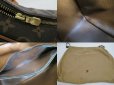 Photo9: LOUIS VUITTON Monogram Leather Brown Shoulder Bag Purse Boulogne 35 #4149