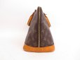 Photo4: LOUIS VUITTON Monogram Leather Brown Hand Bag Purse Alma #4159