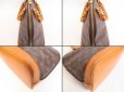 Photo6: LOUIS VUITTON Monogram Leather Brown Hand Bag Purse Alma #4159