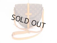 LOUIS VUITTON Monogram Leather Brown Messenger&Cross-body Chantilly MM #4161