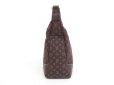 Photo3: LOUIS VUITTON Mini Lin Canvas Brown Shoulder Bag Hobo Boulogne 30 #4164