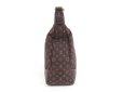 Photo4: LOUIS VUITTON Mini Lin Canvas Brown Shoulder Bag Hobo Boulogne 30 #4164