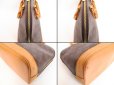 Photo6: LOUIS VUITTON Monogram Leather Brown Hand Bag Purse Alma #4165