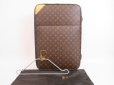 Photo1: LOUIS VUITTON Monogram Leather Brown Carry Bag Travel Bag Pegase 50 #4166 (1)