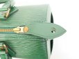 Photo9: LOUIS VUITTON Epi Leather Green Hand Bag Purse Speedy25 #4177