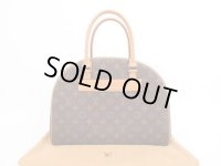 LOUIS VUITTON Monogram Leather Brown Hand Bag Special Order Nolita #4178