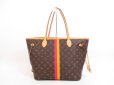 Photo2: LOUIS VUITTON Mon Monogram Leather Brown Tote&Shoppers Neverfull MM #4188 (2)