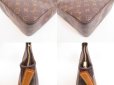 Photo6: LOUIS VUITTON Monogram Leather Brown Shoulder Bag Looping GM #4191