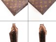 Photo6: LOUIS VUITTON Monogram Leather Brown Hand Bag Tote Bag Sac Plat #4193