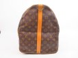 Photo4: LOUIS VUITTON Monogram Leather Brown Gym Bag Keepall 60 Bandouliere #4194