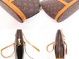 Photo6: LOUIS VUITTON Monogram Leather Brown Tote&Shoppers Bag Babylone #4195