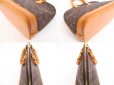 Photo6: LOUIS VUITTON Monogram Leather Brown Hand Bag Purse Alma #4199