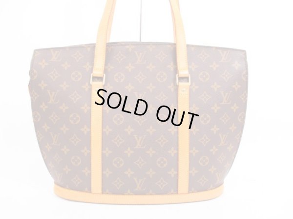 Photo2: LOUIS VUITTON Monogram Leather Brown Tote&Shoppers Bag Babylone #4200