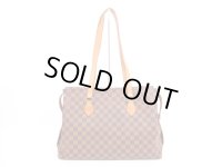 LOUIS VUITTON Damier Leather Brown Tote Bag Columbine 100th Limited #4201