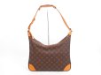 Photo1: LOUIS VUITTON Monogram Leather Brown Shoulder Bag Purse Boulogne 35 #4202 (1)