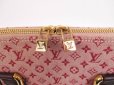 Photo9: LOUIS VUITTON Monogram Mini Canvas Red Hand Bag Purse Alma Haut #4203