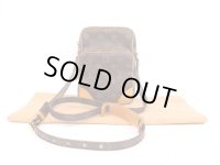 LOUIS VUITTON Monogram Leather Brown Cross-body Bag Purse Amazon #4224