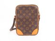 Photo2: LOUIS VUITTON Monogram Leather Brown Cross-body Bag Purse Amazon #4224 (2)