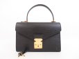 Photo1: LOUIS VUITTON Epi Leather Black Hand Bag Purse Concorde #4227 (1)