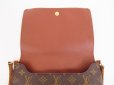 Photo8: LOUIS VUITTON Monogram Leather Brown Shoulder Bag Musette Tango Short #4232