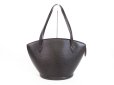 Photo1: LOUIS VUITTON Epi Leather Black Tote&Shoppers Bag Saint Jacques Large #4250 (1)