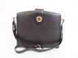 Photo1: LOUIS VUITTON Epi Leather Black Messenger&Cross-body Bag Capucines #4256 (1)