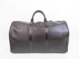 Photo2: LOUIS VUITTON Epi Leather Black Boston Bag Gym Bag Hand Bag Keepall 50 #4257 (2)