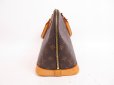 Photo4: LOUIS VUITTON Monogram Leather Brown Hand Bag Purse Alma #4278