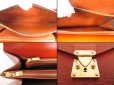 Photo9: LOUIS VUITTON Epi Leather Brown Hand Bag Purse Concorde #4284