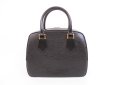 Photo2: LOUIS VUITTON Epi Leather Black Hand Bag Purse Sablon #4288 (2)