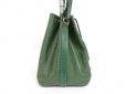 Photo3: LOUIS VUITTON Epi Leather Green Shoulder Bag Purse Petite Noe #4292