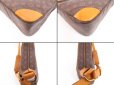 Photo6: LOUIS VUITTON Monogram Leather Brown Shoulder Bag Purse Boulogne 35 #4293