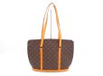 Photo1: LOUIS VUITTON Monogram Leather Brown Tote&Shoppers Bag Babylone #4298 (1)