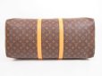 Photo5: LOUIS VUITTON Monogram Leather Brown Duffle Bag Keepall 55 #4302