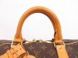 Photo7: LOUIS VUITTON Monogram Leather Brown Duffle Bag Keepall 55 #4302