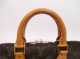 Photo7: LOUIS VUITTON Monogram Leather Brown Hand Bag Purse Alma #4325