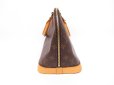 Photo4: LOUIS VUITTON Monogram Leather Brown Hand Bag Purse Alma #4326