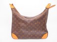 Photo2: LOUIS VUITTON Monogram Leather Brown Shoulder Bag Purse Boulogne 35 #4328 (2)