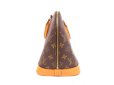 Photo4: LOUIS VUITTON Monogram Leather Brown Hand Bag Purse Alma #4343