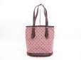 Photo2: LOUIS VUITTON Monogram Mini Canvas Red Tote Bag Bucket PM With Pouch #4345 (2)