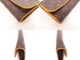 Photo6: LOUIS VUITTON Monogram Leather Brown Fanny Packs Pochette Twin GM #4358