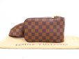 Photo1: LOUIS VUITTON Damier Leather Brown Fanny&Waist Packs Geronimos #4370 (1)