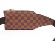 Photo2: LOUIS VUITTON Damier Leather Brown Fanny&Waist Packs Geronimos #4370 (2)