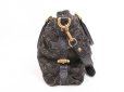 Photo3: LOUIS VUITTON Monogram Denim Black Hand Bag w/Strap Neo Cabby MM #4372