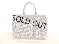 LOUIS VUITTON 2012 Limited Leapard Hand Bag Purse Speedy #4382