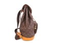 Photo3: LOUIS VUITTON Monogram Leather Brown Backpack Bag Montsouris GM #4384